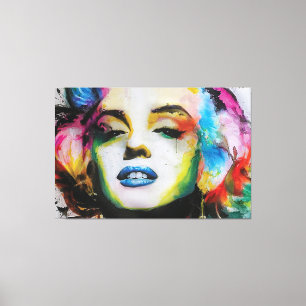 Marilyn Art Premium Canvas (Gloss)