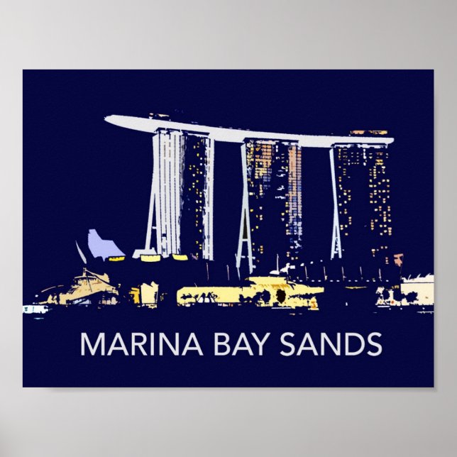 Marina Bay Sands Poster (Frente)