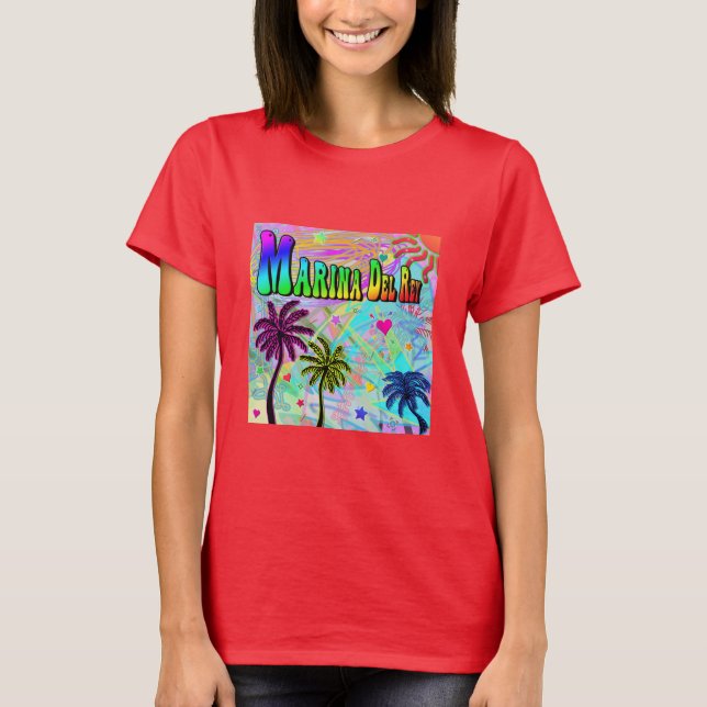 Marina Del Ray Vivid Romance T-Shirt (Frente)