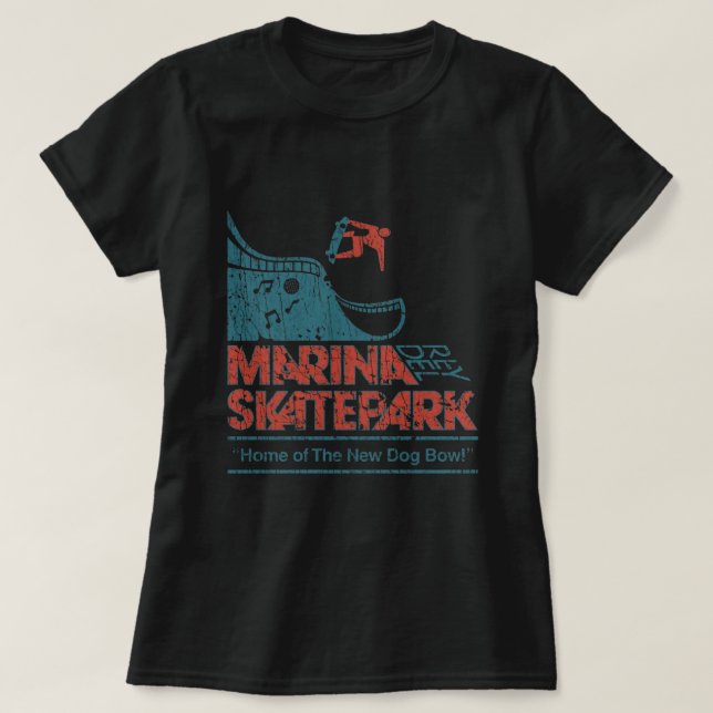 Marina del Rey Skatepark 1978 T-Shirt (Frente do Design)