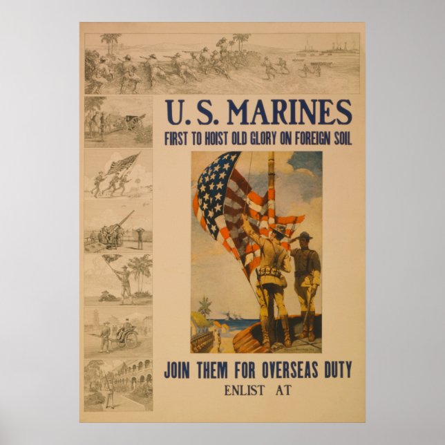Marines dos EUA: 1913 - Poster (Frente)