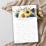 Marinho Amarelo Girassóis Floral Cartão de Advertê<br><div class="desc">Marinho Amarelo Sunflower Floral Watercolor Theme Collection.- É um script elegante de watercolor Ilustração do floral de girassol de marinho amarelo Perfeito para o seu casamento e festas Rustic Fall Country. É muito fácil personalizar, com seus detalhes pessoais. Se você precisar de outro produto ou personalização correspondente, por gentileza, envie...</div>