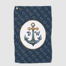 Marinho Anchor Monograma Azul