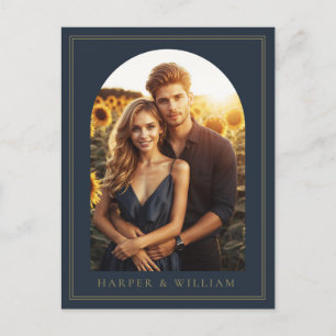 marinho azul arco foto salvar o cartão postal