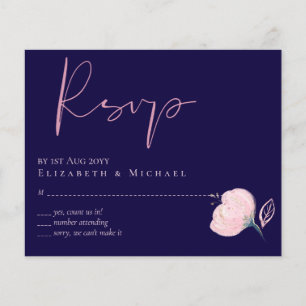 Marinho Azul Blush Rosegold Orçamento de Casament