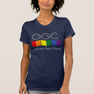 Marinho Azul - Camiseta feminina do Orlando Gay Ch