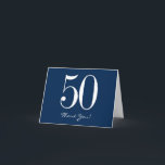 Marinho Azul - Cartões de agradecimento - Azul-Bra<br><div class="desc">Marinho moderno Azul,  obrigado cartas com texto branco em negrito,  edite como desejar!</div>