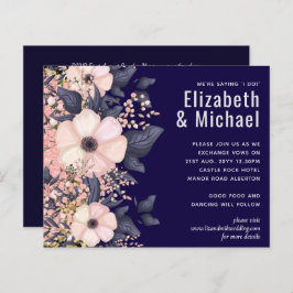 Marinho Azul Cor-de-rosa Moderno Orçamento de Casa