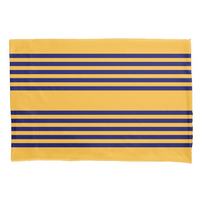 Marinho azul e amarelo ensolarado cinco faixas (Frente)