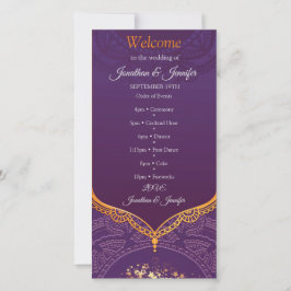 Marinho Azul e/ou Violeta com Mandalas Douradas