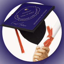 Marinho Azul Formando Elegante do Dourada Moderno