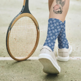 Marinho Azul Olho Spooky Padrão Legal e Engraçado