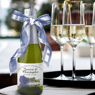 Marinho Azul Rosa Clássico Casamento Obrigado Mini