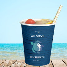 Marinho Azul Tartaruga Russa Wood Family Beach Hou