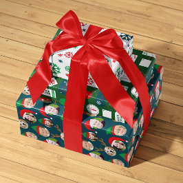 Marinho Azul Tripulação de Natal Seis Fotografias 