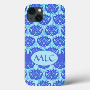 Marinho Azul Turquoise Moderna Monograma Personali