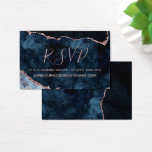 Marinho Blue Marble Website RSVP Inserir Placas