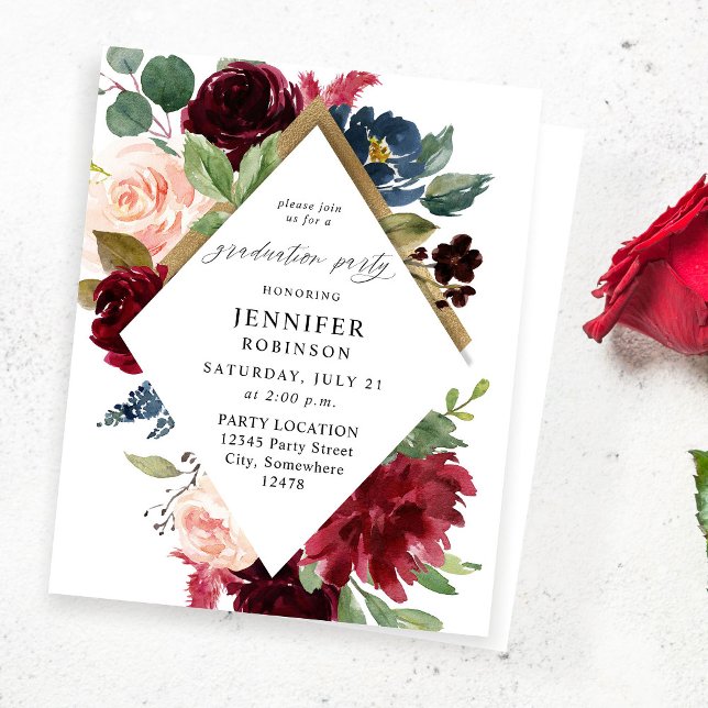 Marinho Borgonha Orçamental e Festa de formatura R (Criador carregado)