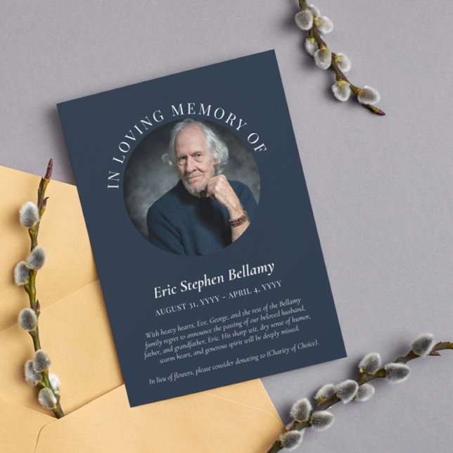 Marinho Branco Elegante No Anúncio Da Memória Aman (Criador carregado)