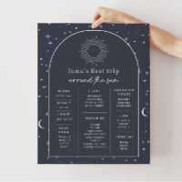 Marinho Celestial Sun Archado - Poster de Marco