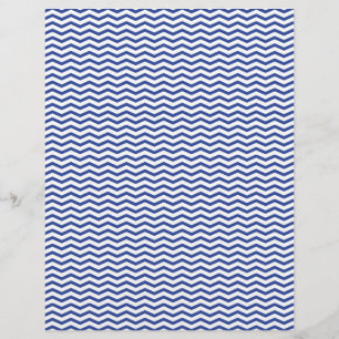 Marinho Chevron/papel álbum de recortes do