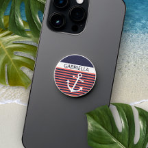 Marinho de Diversão Personalizado Vermelho Coral B