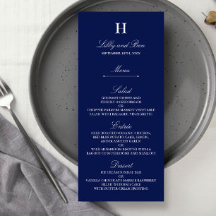 Marinho de Modelo de Trendy & White Wedding