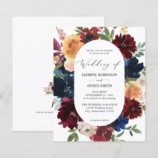 Marinho de Orçamento, Casamento Borgonha Rosa e Pê (Frente/Verso)