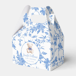 Marinho de ursinho azul ursinho bebê chá caixa