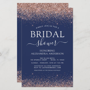 Marinho do Chá de panela do orçamento Rosa brilhan