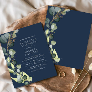 Marinho Eucalyptus Blue Greenery Casamento