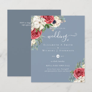 MARINHO Floral Eucalyptus Greenery Casamento
