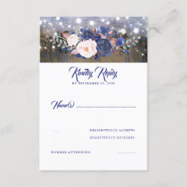 Marinho Florals Rustic Wedding RSVP