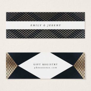 Marinho Geométrico Diamond - Registro Gatsby Gift