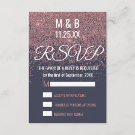 Marinho Glitter Dourado Sparkles rosa RSVP Azul