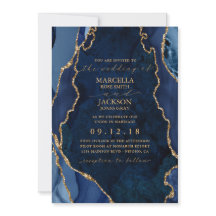 Marinho Marble e Convite para Casamento de Agato D