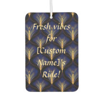 Marinho medieval com penas Douradas