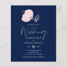 Marinho Moderno Azul Cor-de-rosa Rosa Dourado Orça