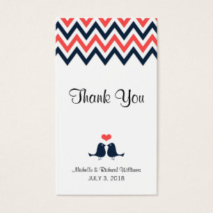 Marinho moderno & Chevron & Lovebirds corais que