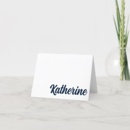 MARINHO, ORANGE Auburn, Cartão Personalizado do Al