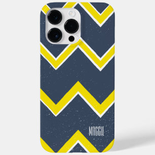 Marinho personalizado e disquete moderno amarelo