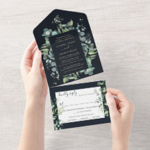 Marinho Rustic Eucalyptus PixDezines no Dourado