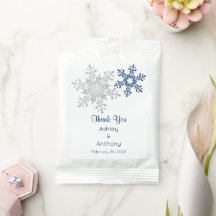 Marinho Silver Snowflake Winter, Obrigado