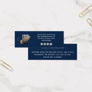 Marinho simples Logotipo azul Inserção do encapsul