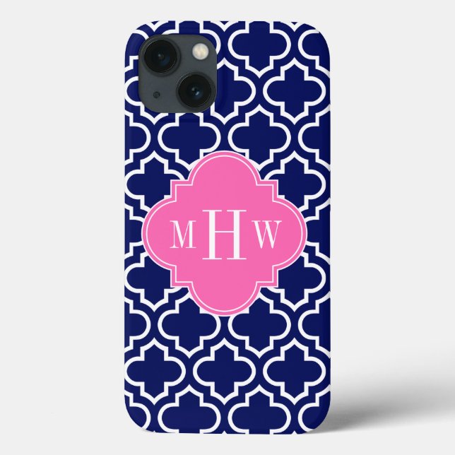 Marinho Whroquino #6 Rosa Quente 3 Monograma Inici (Verso)