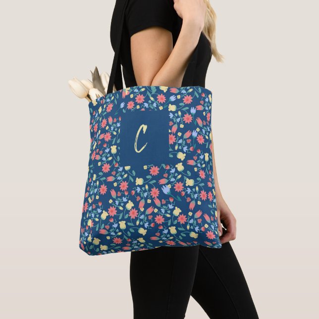 Marinho Willowmere Saco Floral Tote (Close Up)