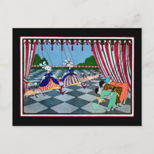 Marionette Curtsy ~ Cartão postal / Convites