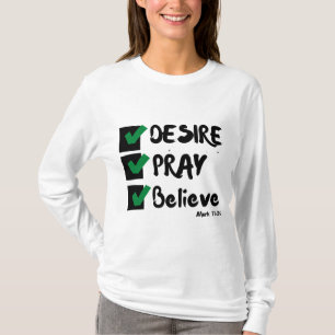 Mark 11:24 KJV - T-Shirt da Bíblia da Mulher