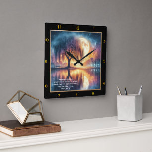 Mark 11:24 Orador Personalizar Relógio Acreditam P