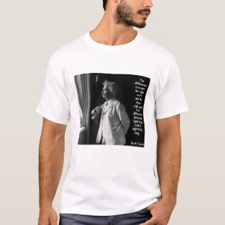 Mark Twain - t-shirt do inseto de relâmpago